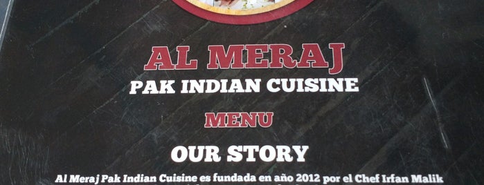 Al Meraj Grill & Pak Indian Cuisine is one of Japones, Indu, Tai.