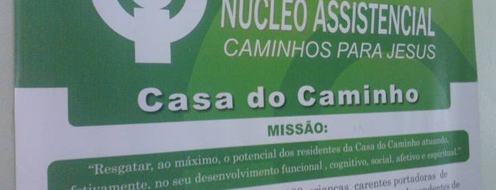 Núcleo Assistencial Caminhos Para Jesus is one of สถานที่ที่ Mateus ถูกใจ.