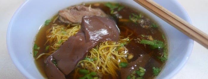 Nai Pew Duck Noodle is one of Thailand.