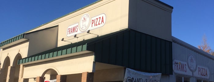 Frank's Roman Pizza is one of Favorite affordable date spots.
