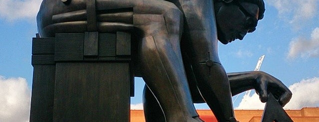 British Library Piazza is one of Paolozzi in London.