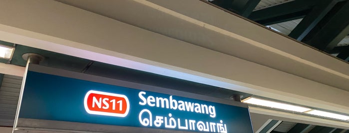 Sembawang MRT Station (NS11) is one of MRT.