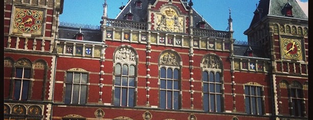 Amsterdam Central Railway Station is one of AMSTERDAM.