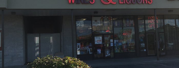 Kaz's Wine & Liquors is one of Scott’s Liked Places.