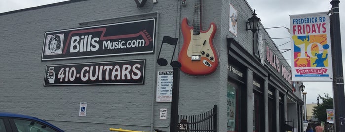 Bill's Music is one of Favorite Places in DC, MD & VA.