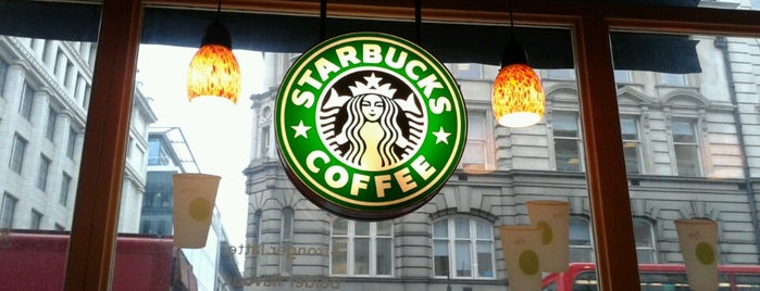 Starbucks is one of Lewin 님이 좋아한 장소.