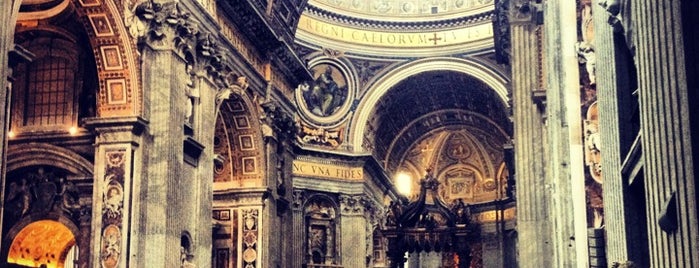 St. Peter's Basilica is one of Mangia che te fa bene!.