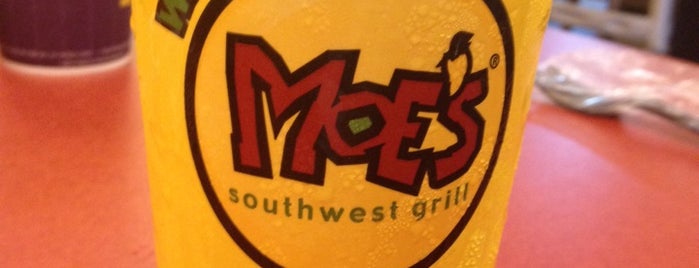 Moe's Southwest Grill is one of Jenn's Favs.