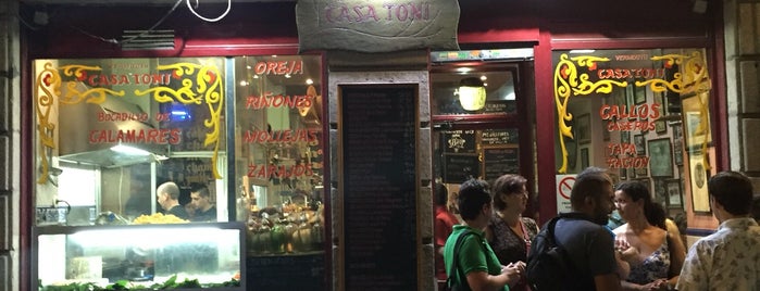 Bar Casa Toni is one of Madrid.