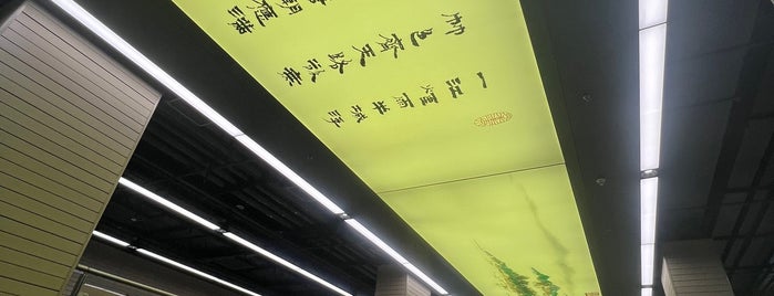 Changqing Road Metro Station is one of Metro Shanghai - Part I.