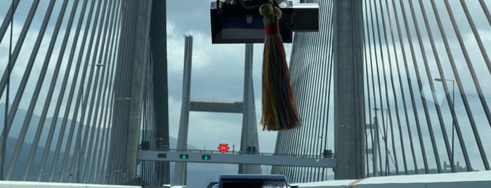 Tsing Ma Bridge is one of Maurice's itinerary in HK.