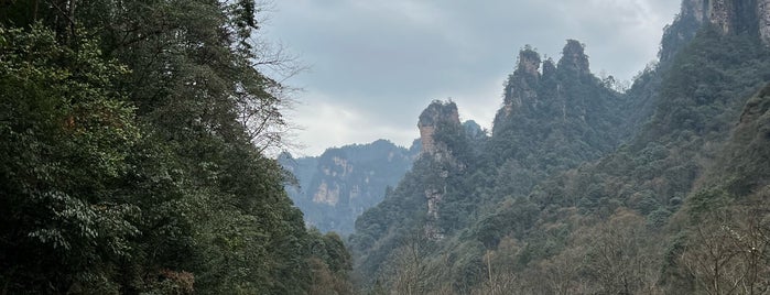 ภาพเขียนสิบลี้ is one of Zhangjiajie.