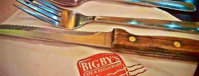 Bigby's Café & Restaurant is one of Locais curtidos por Mustafa.
