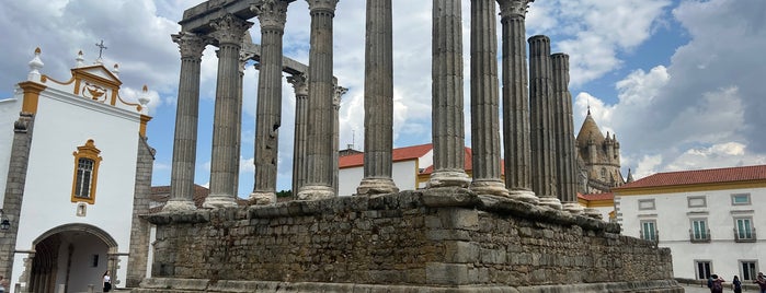 Templo de Diana is one of Evora.