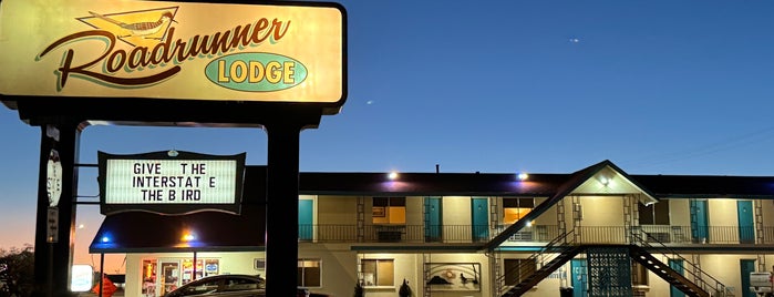 Roadrunner Lodge is one of Route 66 Roadtrip.