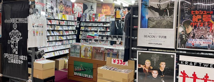 shop MECANO is one of CD Shinjuku.