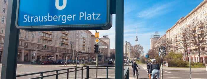 U Strausberger Platz is one of U-Bahn Berlin.