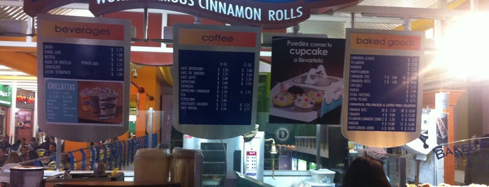 Cinnabon is one of Cafeterias & Diners.