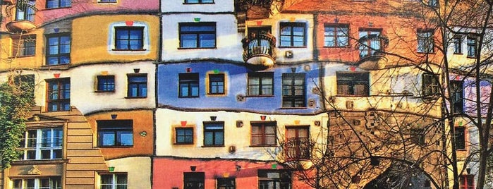Hundertwasserhaus is one of Vienna.