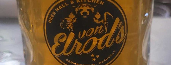 Von Elrod's Beer Hall & Kitchen is one of Nashville.