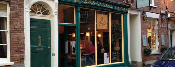 Cafe Concerto is one of York-Sheffield.