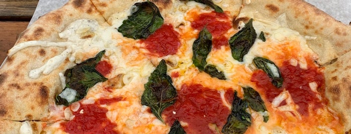 Baby Blue Pizza is one of Top 8 Vegan Restaurants.