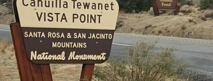 Cahuilla Tewanet Vista Point is one of United States National Monuments.