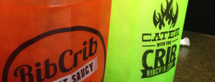 RibCrib BBQ & Grill is one of Lieux qui ont plu à Stephen.