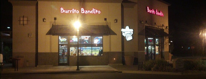 Burrito Bandito is one of Tempat yang Disukai Melanie.