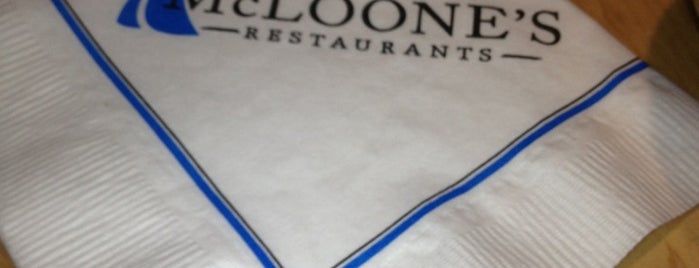 Mcloone's Bayonne Grille is one of Tempat yang Disimpan Lizzie.
