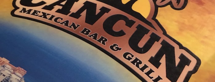 Cancun Mexican Bar And Grill is one of Tempat yang Disukai Linda.
