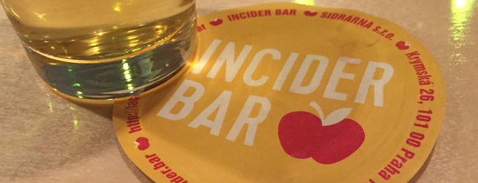 InCider Bar is one of Nightlife in Prague.