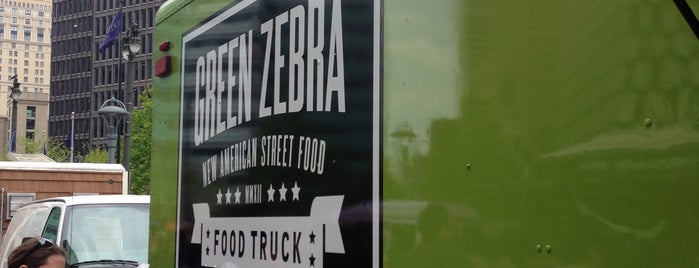Green Zebra Food Truck is one of Detroit.