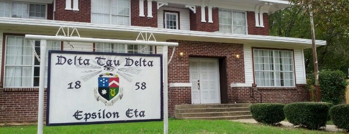 Delta Tau Delta is one of Done did it.