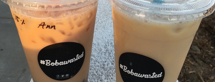 Milk + T: Self-Serve Boba Truck is one of LA food vacation.