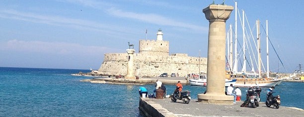 Mandraki Harbour is one of Trips / Rhodes.