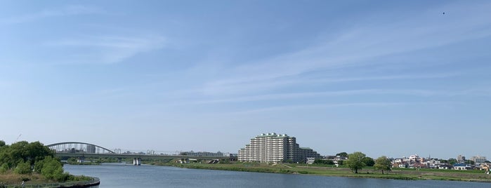 二ヶ領宿河原堰堤 is one of 宿河原駅 | おきゃくやマップ.