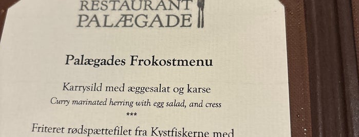 Restaurant Palægade is one of Kopenhagen.