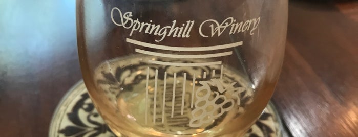 Springhill Winery is one of To-Do.