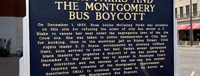 Rosa Parks Library and Museum is one of Montgomery, AL.