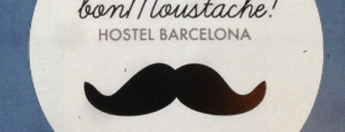 bon moustache hostel is one of Barcelona.