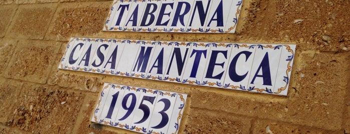 Taberna Casa Manteca is one of Bares de tapas.