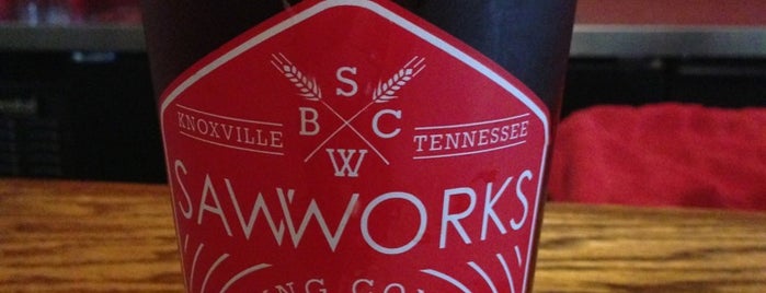 Saw Works Brewing Company is one of Knoxville.