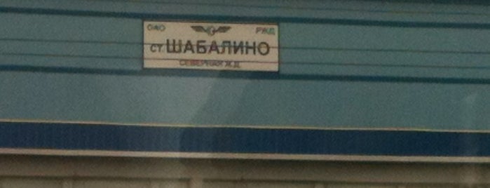 Ж/Д станция Шабалино is one of Транссибирская магистраль.