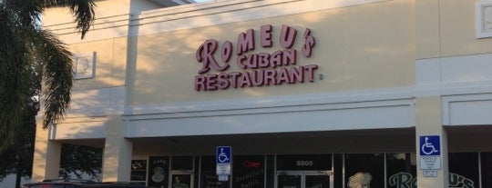 Romeu's Cuban Restaurant is one of Tempat yang Disimpan Mary.