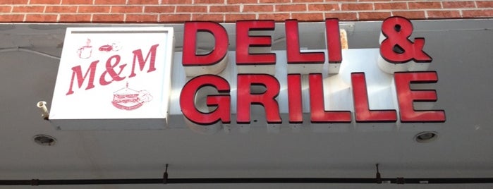 M & M Deli & Grille is one of Tempat yang Disukai Ian.