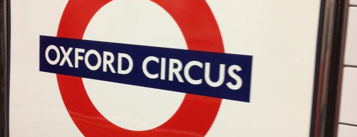 Oxford Circus is one of London Town!.