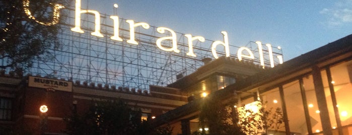 Ghirardelli Square is one of San Fran & Berkeley.