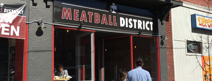 Meatball District is one of Lugares favoritos de Marcelo.