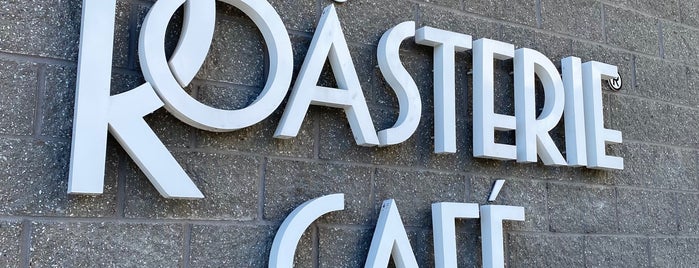 The Roasterie Café is one of Signage.